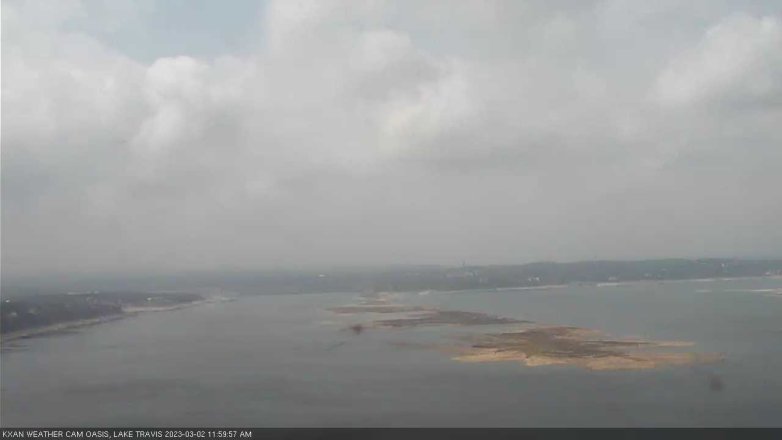 Lake Travis webcam, March 2, 2023 12:00 PM CT