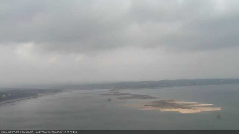 Lake Travis webcam, March 2, 2023 12:25 PM CT