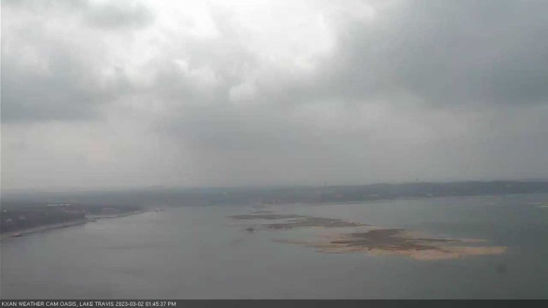 Lake Travis webcam, March 2, 2023 1:45 PM CT