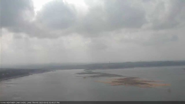 Lake Travis webcam, March 2, 2023 2:45 PM CT