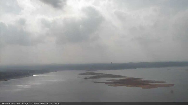Lake Travis webcam, March 2, 2023 3:25 PM CT