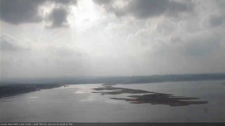 Lake Travis webcam, March 2, 2023 3:45 PM CT