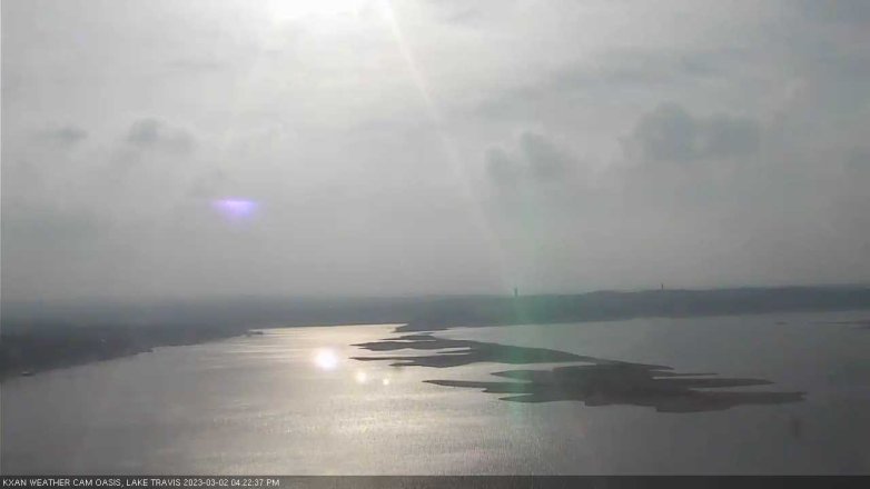 Lake Travis webcam, March 2, 2023 4:25 PM CT