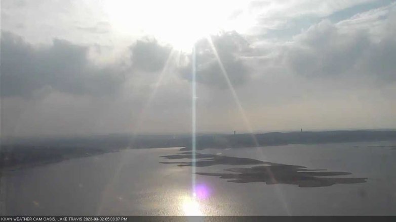 Lake Travis webcam, March 2, 2023 5:00 PM CT