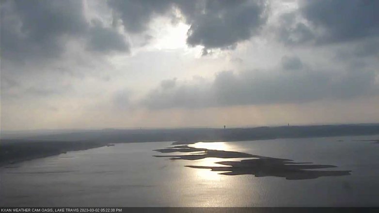 Lake Travis webcam, March 2, 2023 5:25 PM CT
