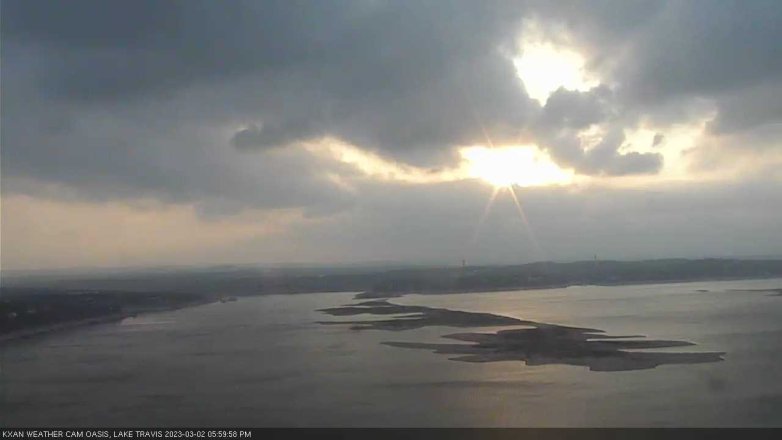 Lake Travis webcam, March 2, 2023 6:00 PM CT