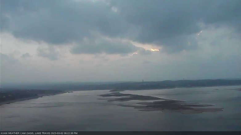 Lake Travis webcam, March 2, 2023 6:25 PM CT
