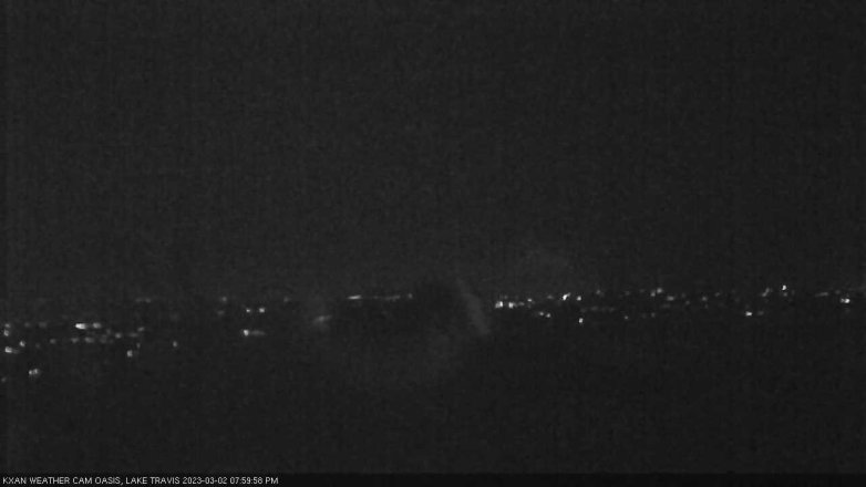Lake Travis webcam, March 2, 2023 8:00 PM CT