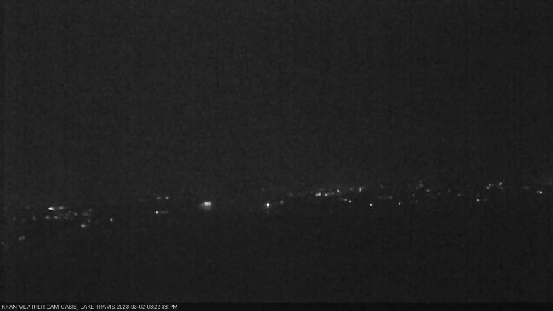 Lake Travis webcam, March 2, 2023 8:25 PM CT