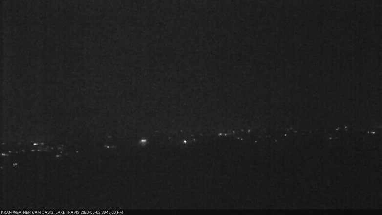 Lake Travis webcam, March 2, 2023 8:45 PM CT