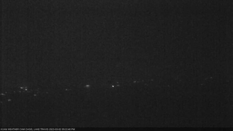 Lake Travis webcam, March 2, 2023 9:25 PM CT