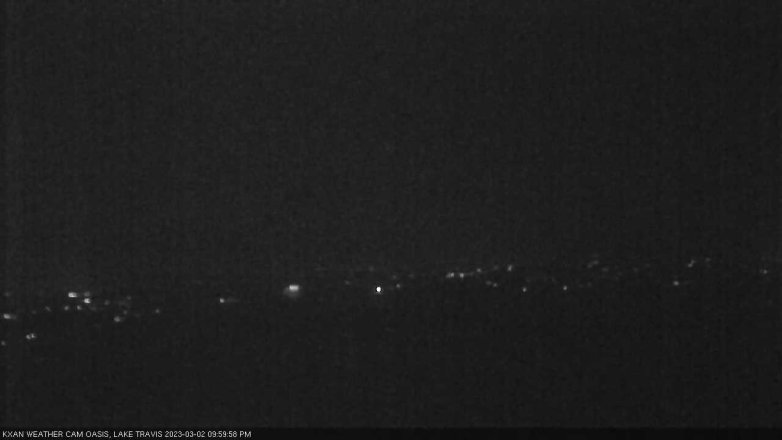 Lake Travis webcam, March 2, 2023 10:00 PM CT