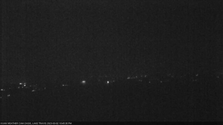 Lake Travis webcam, March 2, 2023 10:45 PM CT