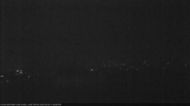 Lake Travis webcam, March 2, 2023 11:00 PM CT