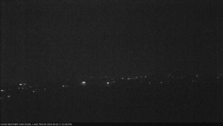 Lake Travis webcam, March 2, 2023 11:25 PM CT