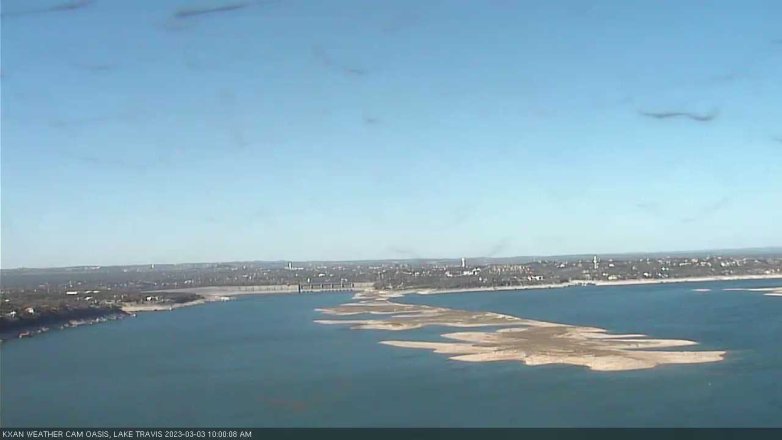 Lake Travis webcam, March 3, 2023 10:00 AM CT