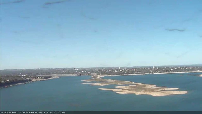 Lake Travis webcam, March 3, 2023 10:25 AM CT
