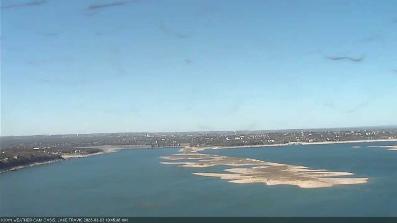 Lake Travis webcam, March 3, 2023 10:45 AM CT