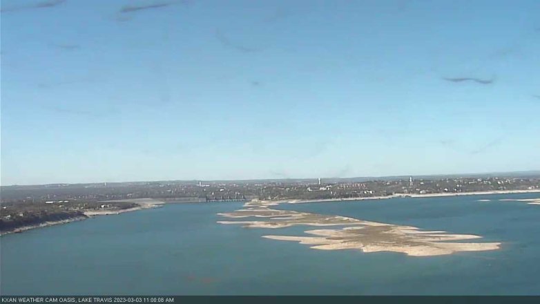 Lake Travis webcam, March 3, 2023 11:00 AM CT