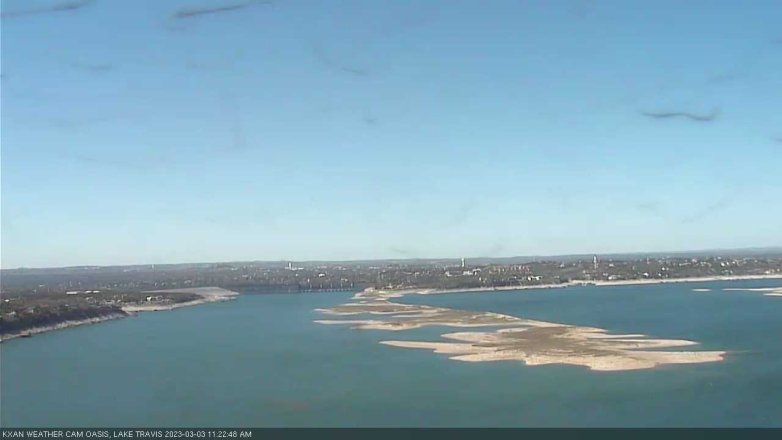 Lake Travis webcam, March 3, 2023 11:25 AM CT