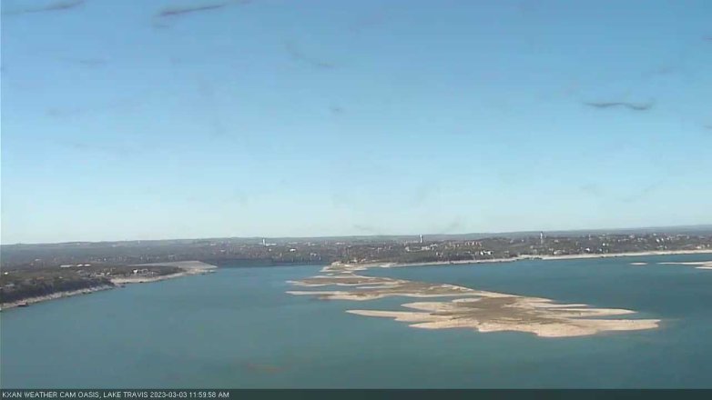 Lake Travis webcam, March 3, 2023 12:00 PM CT