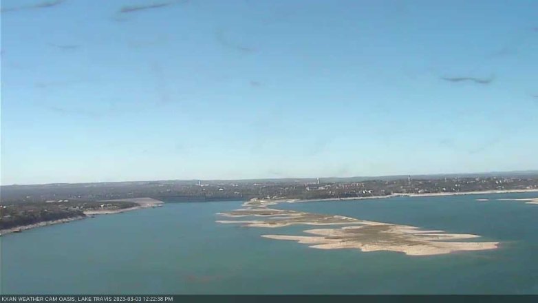 Lake Travis webcam, March 3, 2023 12:25 PM CT