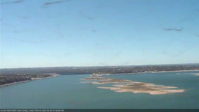 Lake Travis webcam, March 3, 2023 1:00 PM CT