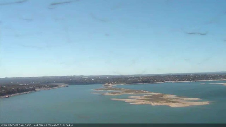 Lake Travis webcam, March 3, 2023 1:25 PM CT