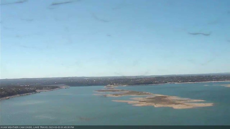 Lake Travis webcam, March 3, 2023 1:45 PM CT