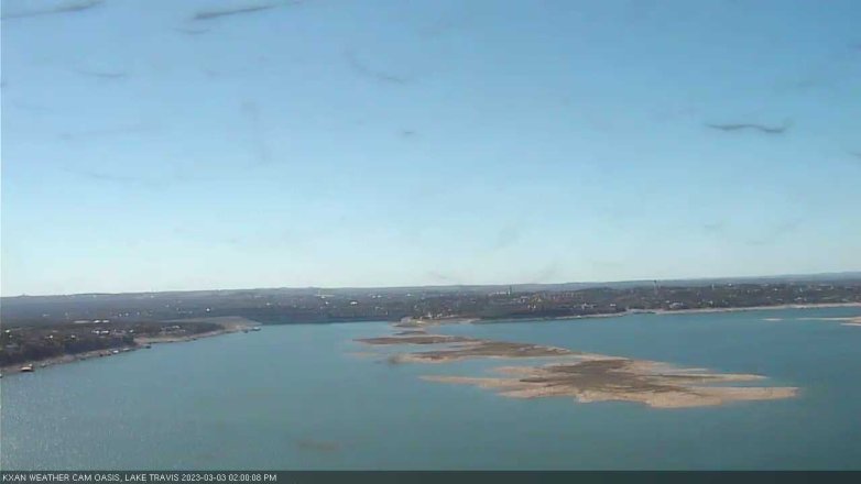 Lake Travis webcam, March 3, 2023 2:00 PM CT