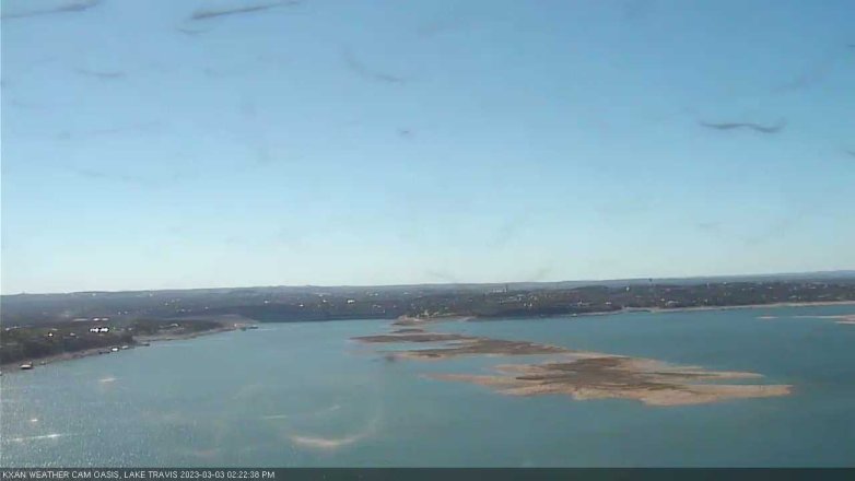 Lake Travis webcam, March 3, 2023 2:25 PM CT