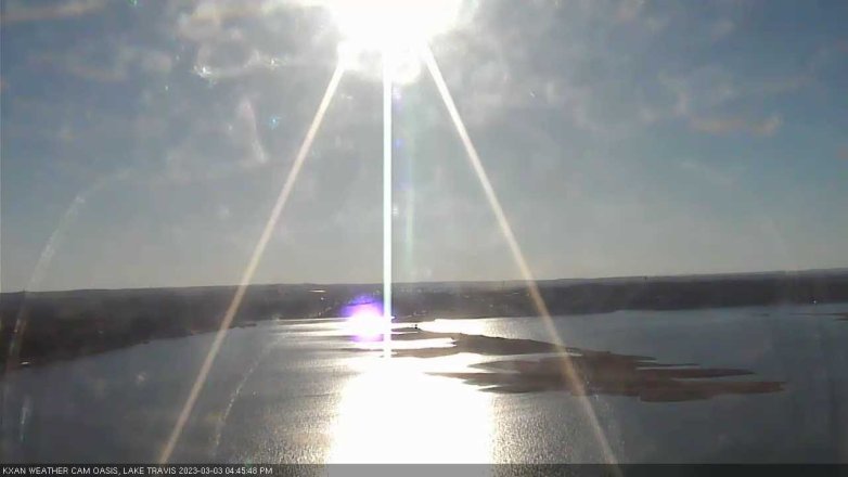 Lake Travis webcam, March 3, 2023 4:45 PM CT