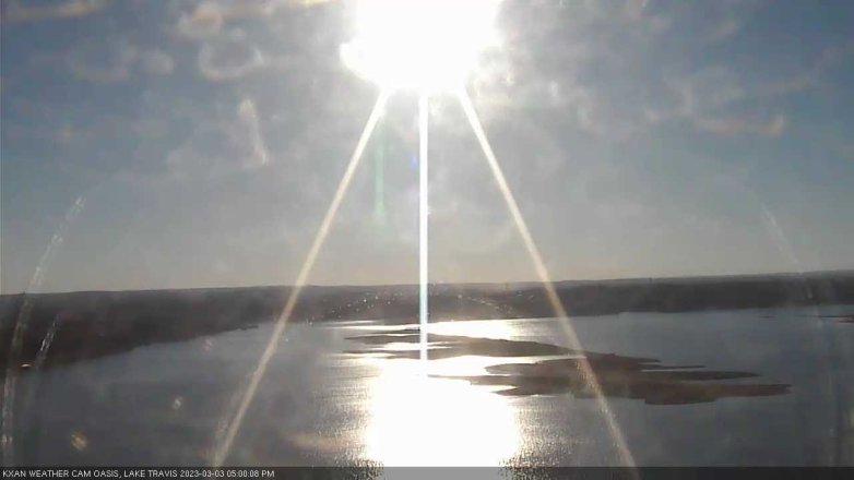 Lake Travis webcam, March 3, 2023 5:00 PM CT