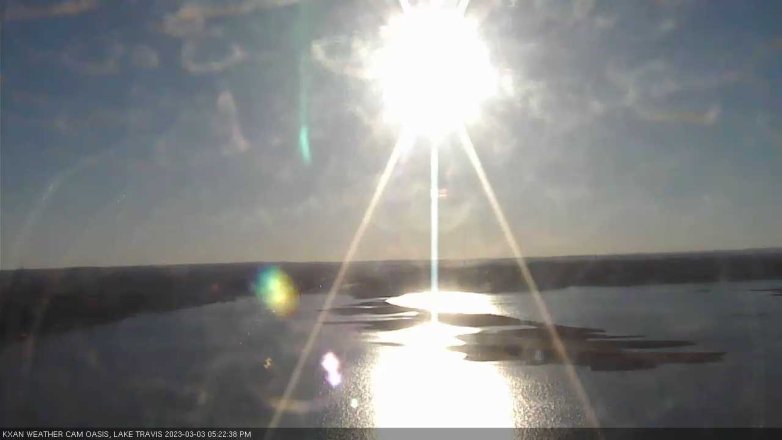 Lake Travis webcam, March 3, 2023 5:25 PM CT