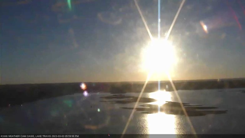 Lake Travis webcam, March 3, 2023 6:00 PM CT