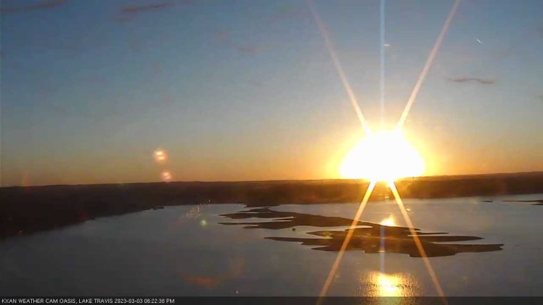 Lake Travis webcam, March 3, 2023 6:25 PM CT