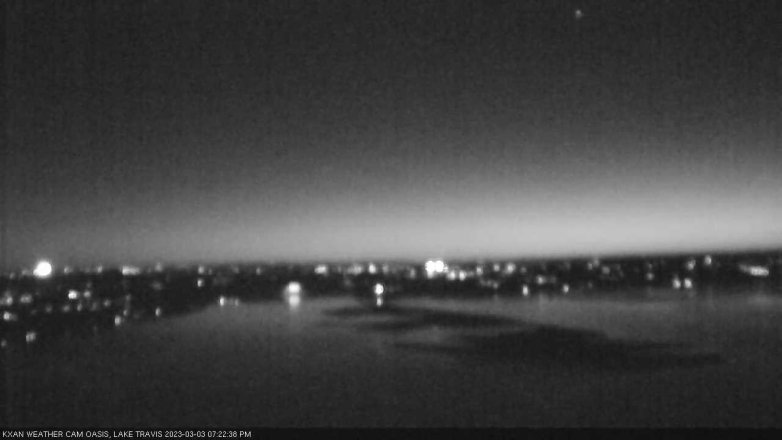 Lake Travis webcam, March 3, 2023 7:25 PM CT