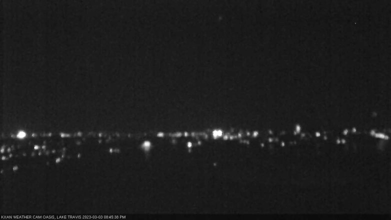 Lake Travis webcam, March 3, 2023 8:45 PM CT