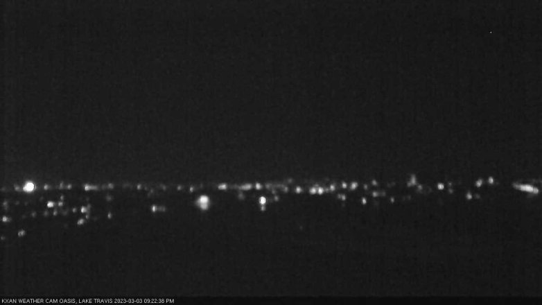 Lake Travis webcam, March 3, 2023 9:25 PM CT