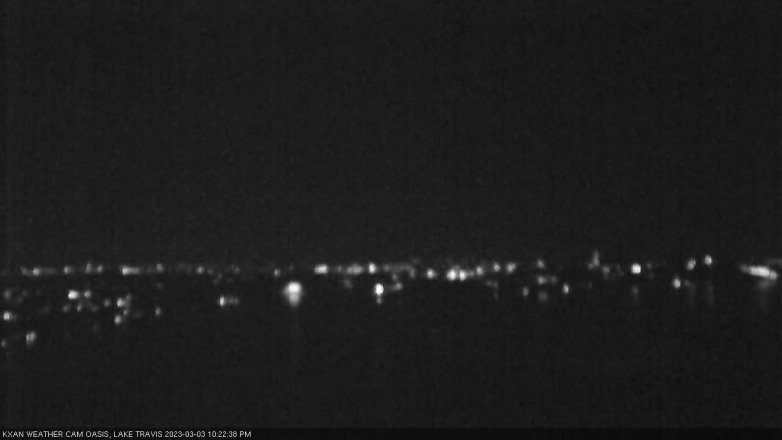 Lake Travis webcam, March 3, 2023 10:25 PM CT