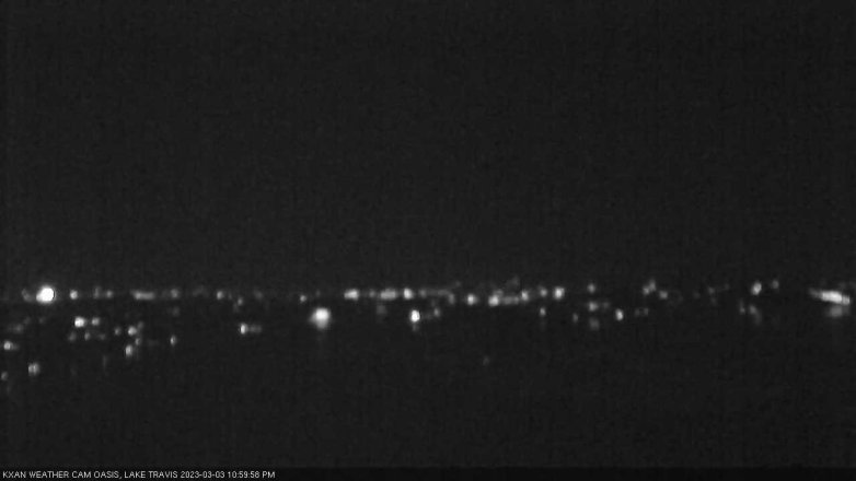 Lake Travis webcam, March 3, 2023 11:00 PM CT