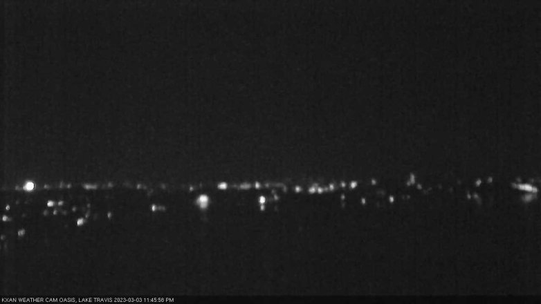 Lake Travis webcam, March 3, 2023 11:45 PM CT