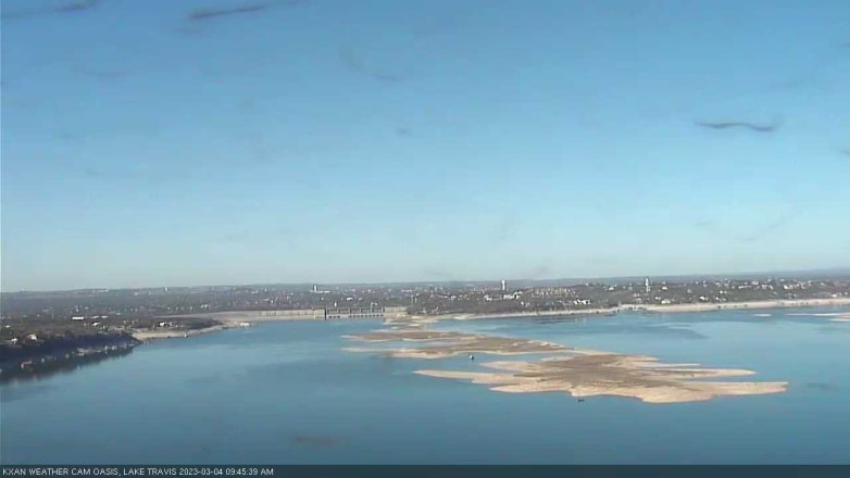 Lake Travis webcam, March 4, 2023 9:45 AM CT