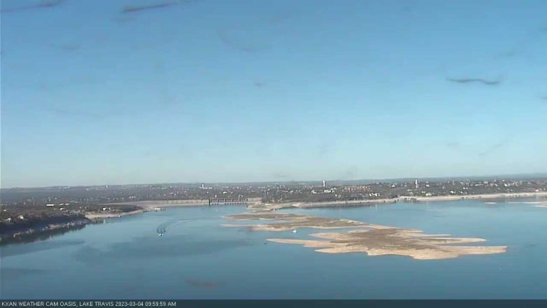Lake Travis webcam, March 4, 2023 10:00 AM CT