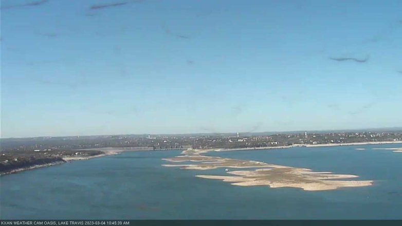 Lake Travis webcam, March 4, 2023 10:45 AM CT