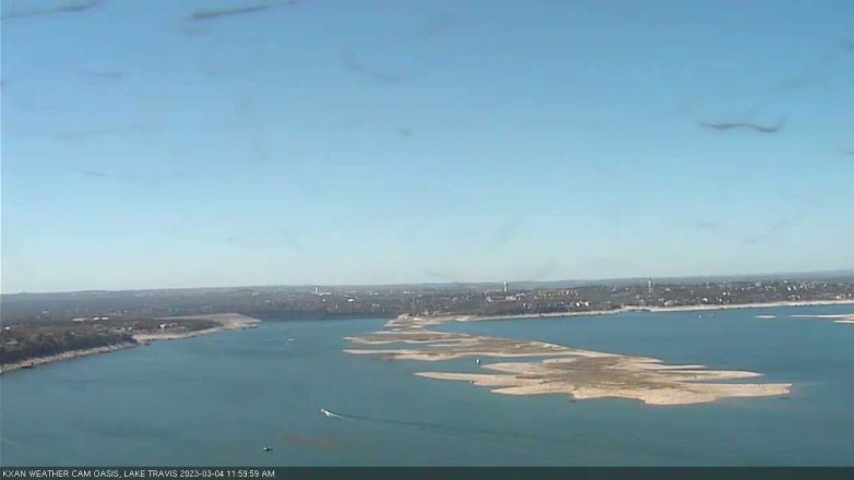 Lake Travis webcam, March 4, 2023 12:00 PM CT