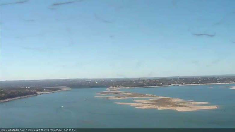 Lake Travis webcam, March 4, 2023 12:45 PM CT