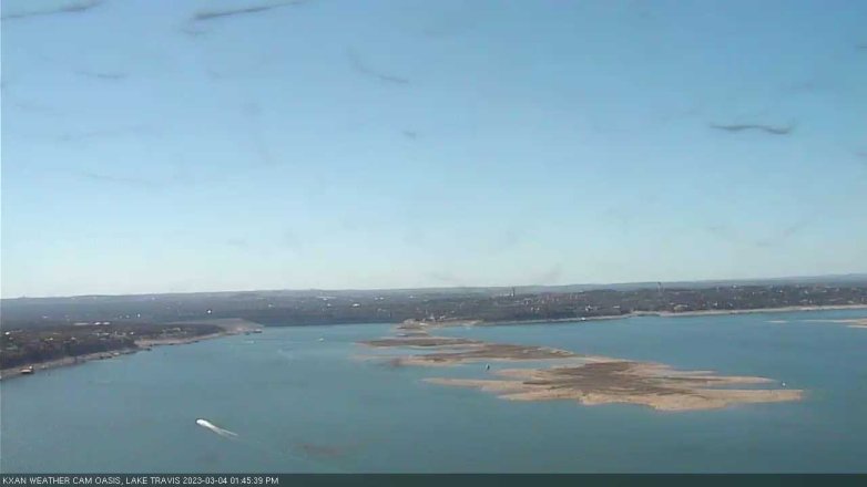 Lake Travis webcam, March 4, 2023 1:45 PM CT