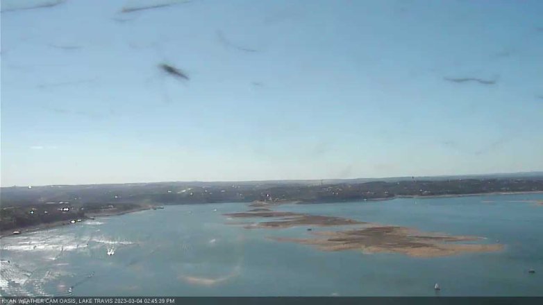 Lake Travis webcam, March 4, 2023 2:45 PM CT