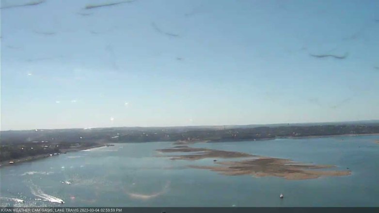 Lake Travis webcam, March 4, 2023 3:00 PM CT